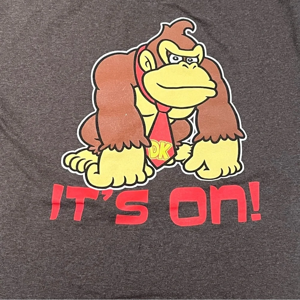 Nintendo Donkey Kong It’s On Graphic Tee Size Youth Large
